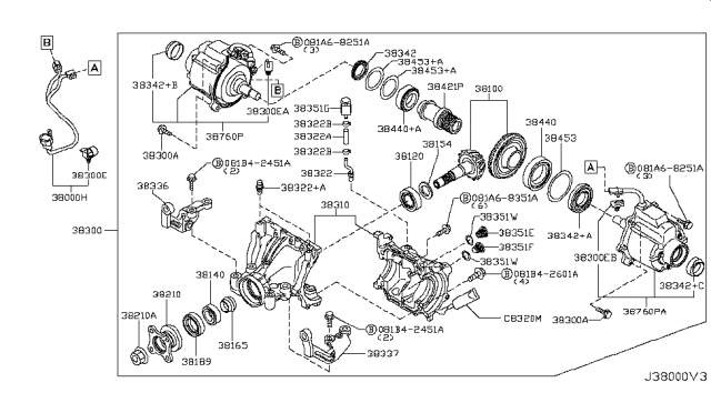 Nissan 11026-1CA0A Washer