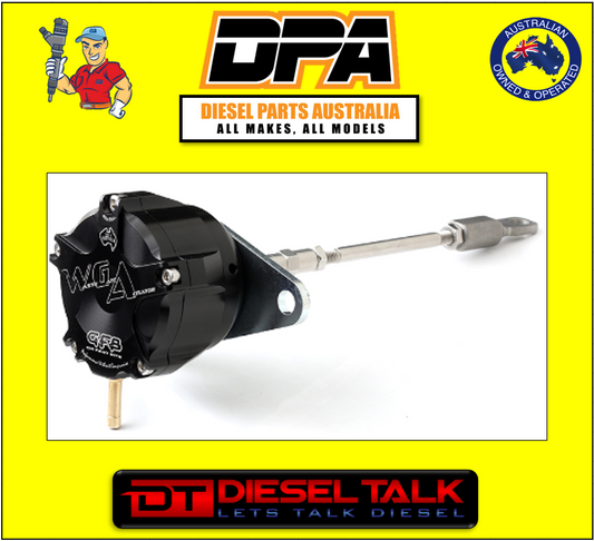 GO FAST BITS 7303 WASTEGATE ACTUATOR FOR MITSUBISHI EVO X APPLICATION. GFB