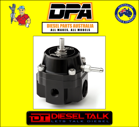 GO FAST BITS 8070-LP FX-D LOW PRESSURE FUEL PRESSURE REGULATOR (-8AN PORTS) GFB