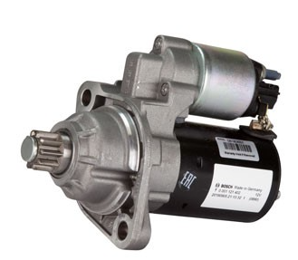 Starter Bosch 12V 1.1kW 10T CCW 28mm Suits Audi VW Golf