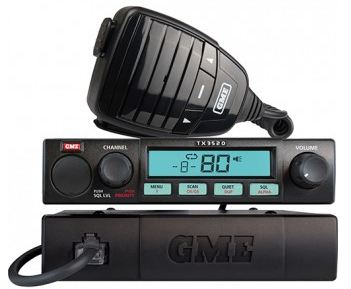 Radio UHF GME 5W Compact fully featured remote mount with ScanSuite