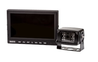 Reverse Camera Kit 7in H/Duty 12/24V Quad Display + 1 Camera 10m Cable IP69K