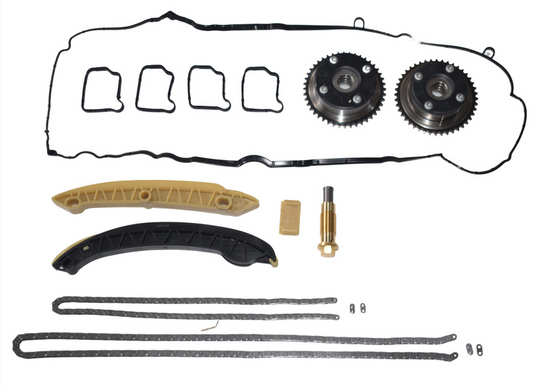Timing Chain Kit Camshaft Adjuster Fit For Mercedes M271 W203 CL203 C230 W211