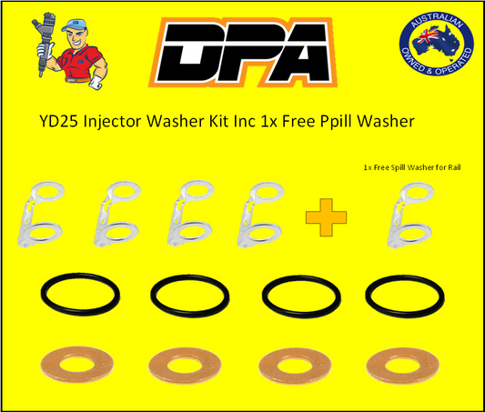 Nissan Navara YD25 / YD2K Injector Washer Kit