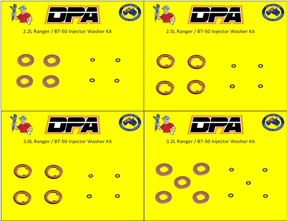 Ford Ranger / Mazda BT-50 Injector Washer Kit