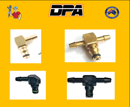 Common Rail Bosch Leak Off Connector (Plastic and Brass)