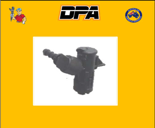 Common Rail Leak Off Connector fitted to Bosch Piezo