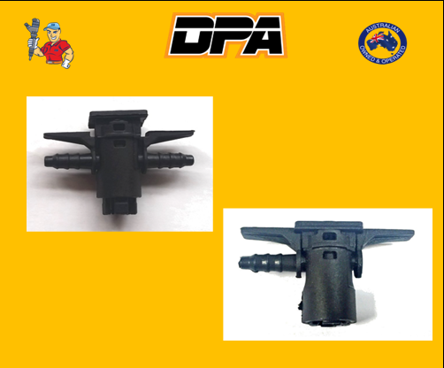 Common Rail 1 way Leak Off Connector fitted to Bosch Piezo