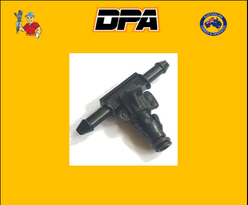 Common Rail Leak Off Connector fitted to Mercedes