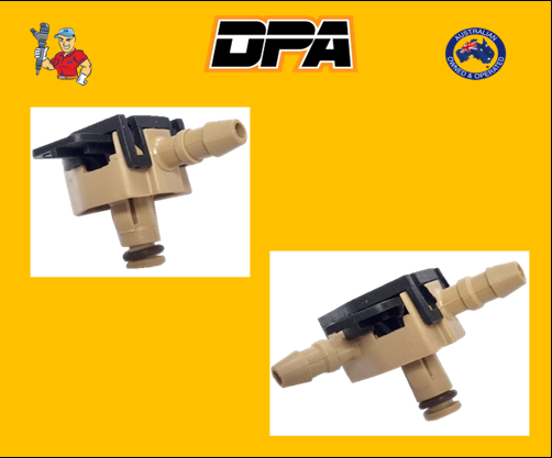 Common rail leak off connector fitted with Bosch Piezo