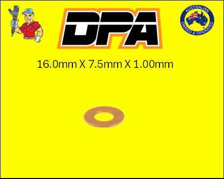 Injector Base Washer 16.0 x 7.5 x 1.0mm
