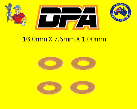 Injector Base Washer 16.0 x 7.5 x 1.0mm