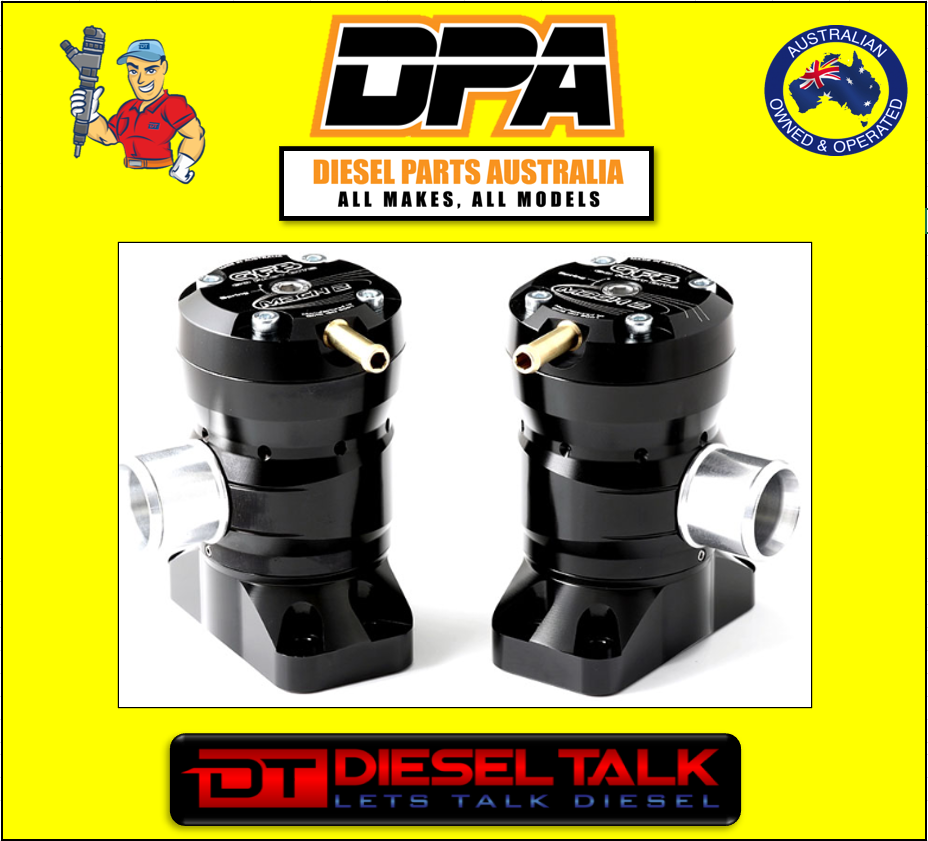 GO FAST BITS T9112 TMS RECIRCULATING DIVERTER VALVE KIA STINGER. 2 VALVES. GFB