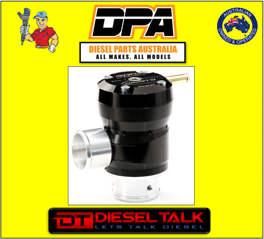 GO FAST BITS T9135 TMS RECIRCULATING DIVERTER VALVE 35MM INLET 30MM OUTLET. GFB