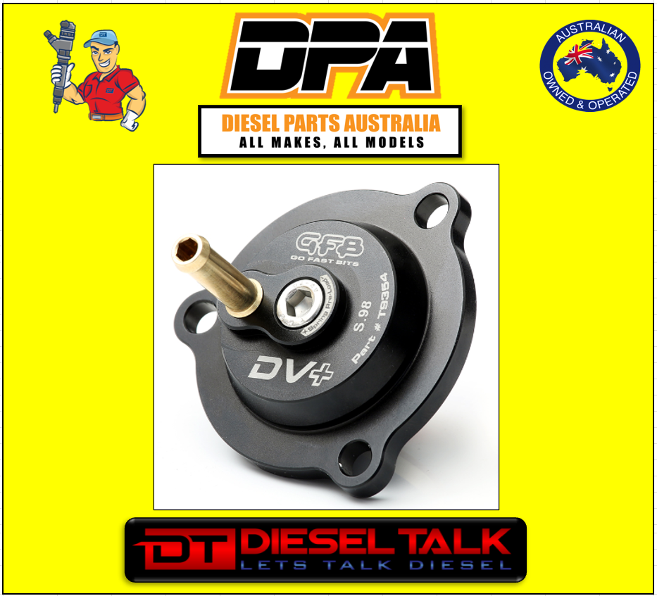 GO FAST BITS T9354 VTA DV+ DIVERTER VALVE FORD & BORG WARNER APPLICATIONS. GFB