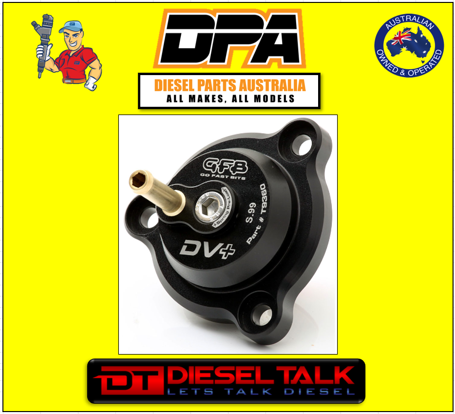 GO FAST BITS T9360 VTA DV+ DIVERTER VALVE. FORD, OPEL & HOLDEN APPLICATIONS GFB