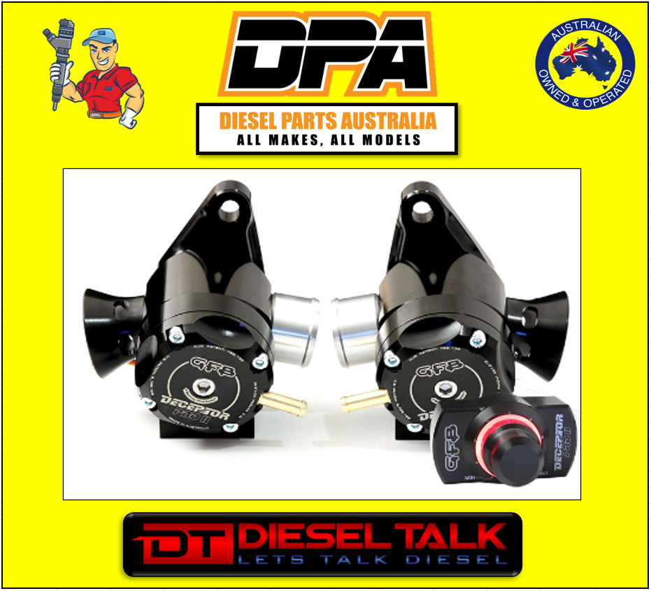 GO FAST BITS T9505 DECEPTOR PRO II DIVERTER VALVE TWIN KIT SOUND ADJ NIS GFB