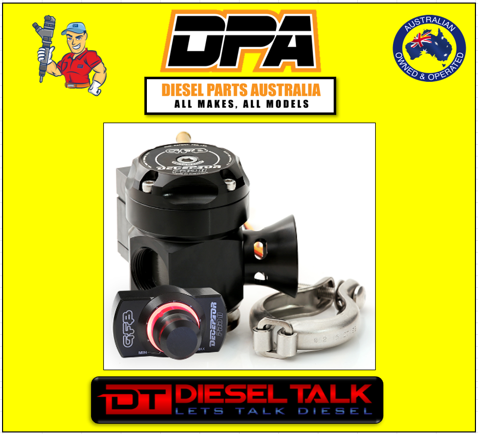 GO FAST BITS T9519 DECEPTOR PRO II DIVERTER VALVE. SOUND ADJ CUSTOM WELD-ON GFB