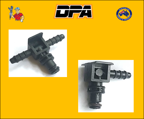Common Rail Leak Off Connector fitted to Denso (Transit)