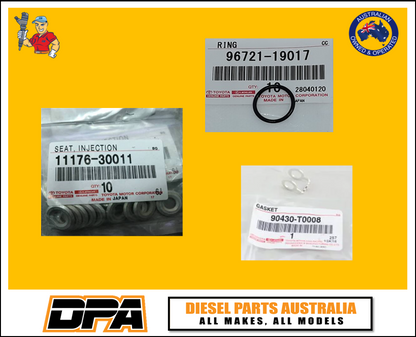 Toyota Hilux 1KD Injector Kit 37 Piece (Everything you need)